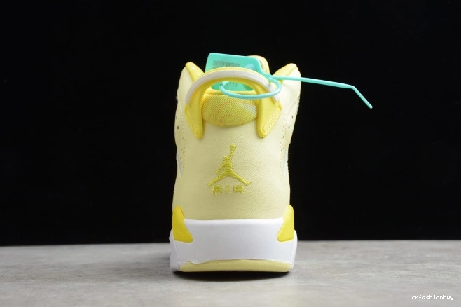 543390-800 Yellow Air 6 Retro (GS) Dynamic Jordan Floral 0811